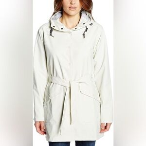 Helly Hansen Women's Kirkwall II Raincoat in off-white size small